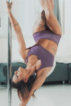 Dragonfly Betty High-Waisted Shorts - Lilac