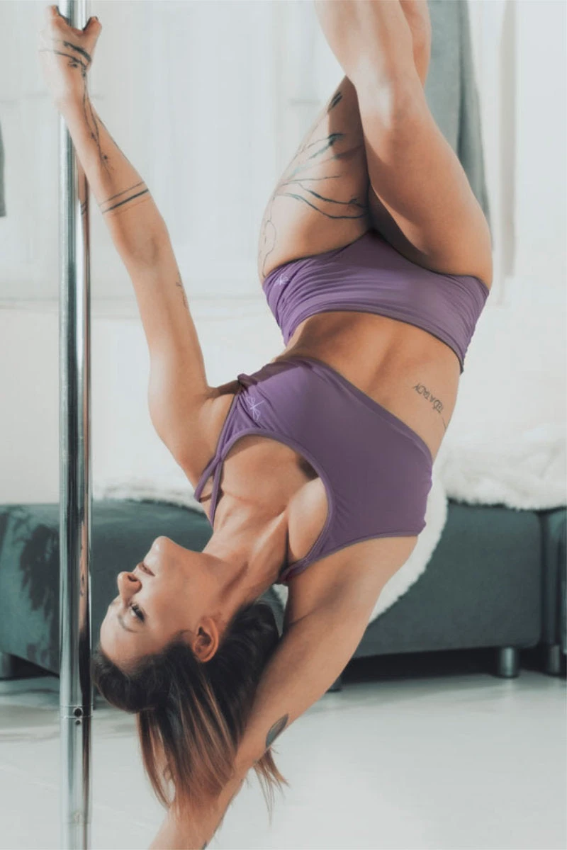 Dragonfly Betty High-Waisted Shorts - Lilac 1 Dragonfly Betty High-Waisted Shorts - Lilac