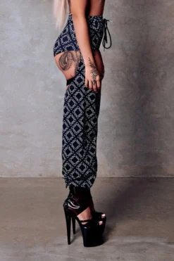 CXIX 119 Chaps - Black Print -Radi Style Shop Black fashion bralette CXIX 119 fashion