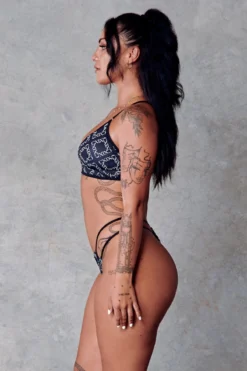 CXIX 119 High-Rise Thong Bottoms - Black Print 7 CXIX 119 High-Rise Thong Bottoms - Black Print -Radi Style Shop Black hi rise thong monogram poledance CXIX 119 f44296c3 05c3 43bd bef3 28ee562b28a6