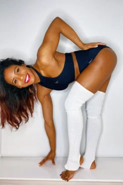 Thigh High Legwarmers - White