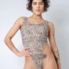 Rolling Juma Bodysuit - Beige Leopard