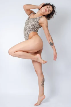 Rolling Juma Bodysuit - Beige Leopard -Radi Style Shop Copiade MG 7019