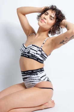 Rolling Alpha High Waisted Hot Pants - Zebra -Radi Style Shop Copiade MG 7168