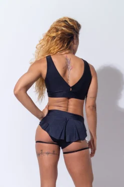 Sorte Diva Secret Skirt Bottoms - Black 9 Sorte Diva Secret Skirt Bottoms - Black -Radi Style Shop DIVASECRET 3 1