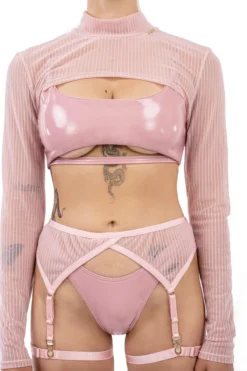 Naughty Thoughts XXX Rated See Through Shrug - Pink -Radi Style Shop DL 08981 01ed6809 1cad 4455 8441 76a9ed35f3a0