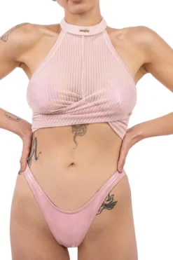 Naughty Thoughts XXX Rated See Through Top - Pink -Radi Style Shop DL 09176copy2