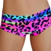 Cleo The Hurricane Hot Pants - Neon Leopard