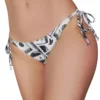 Cleo The Hurricane String Bikini Bottoms - Money Print