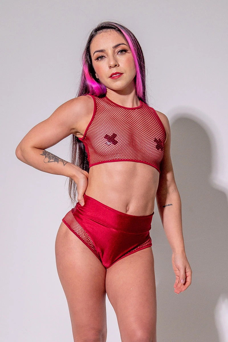 Sorte Feeling Myself Top - Red 1 Sorte Feeling Myself Top - Red