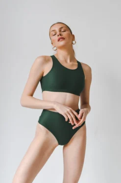 Pole Addict Openback Top - Emeralde