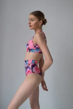 Pole Addict High Waisted Shorts - Peony -Radi Style Shop DSC 4046