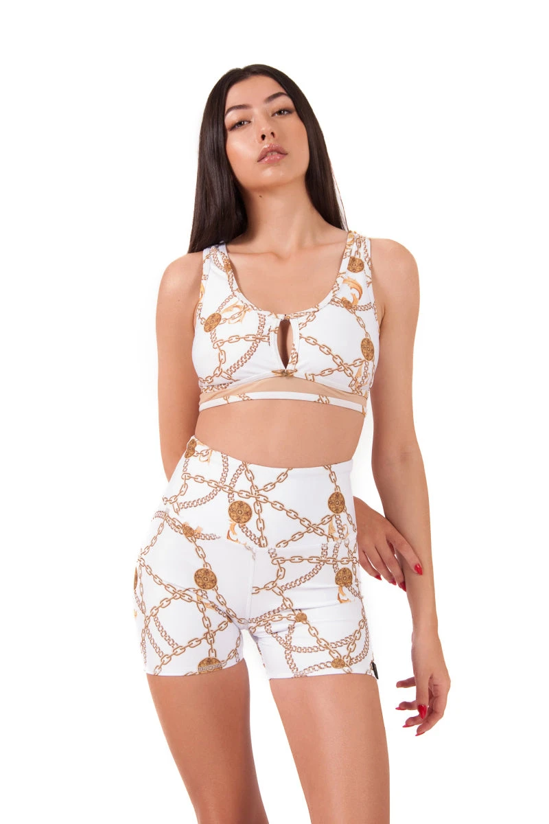 Pole Addict Biker Shorts - Aida Blanco 1 Pole Addict Biker Shorts - Aida Blanco