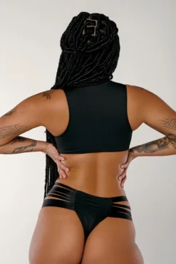 Radi Style Shop -Radi Style Shop Dopamine black garter top cxix feeling high bottoms9