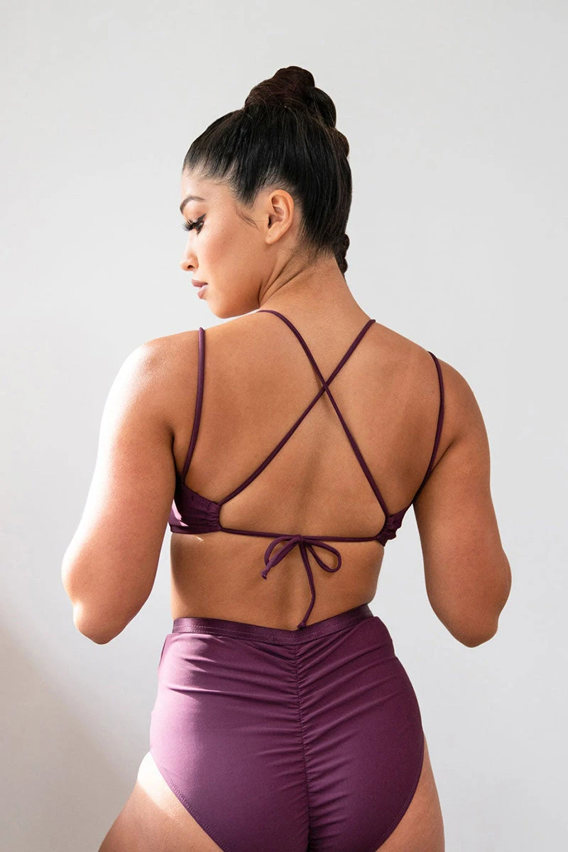 Lunalae Amelia Top - Recycled Mulberry 2 Lunalae Amelia Top - Recycled Mulberry - Image 2