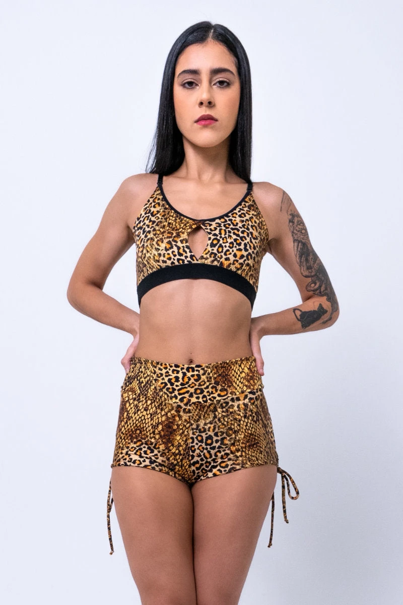 Sorte Full Moon Top - Snake-Leopard 4 Sorte Full Moon Top - Snake-Leopard - Image 4
