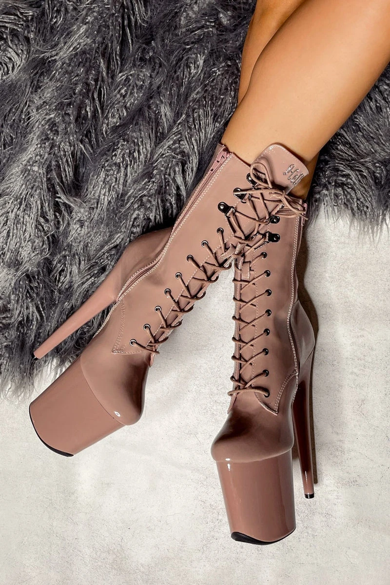 Hella Heels LipKit 8inch Boots - Boujee 3 Hella Heels LipKit 8inch Boots - Boujee - Image 3