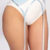 Queen Garter Belt - Sweet Blue
