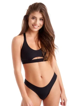 Bandurska Giselle Bottoms - Ribbed Black -Radi Style Shop Giselle 1