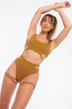 Nona Perkasa Gladiolus Bottoms - Brass -Radi Style Shop GladiolusBrass05