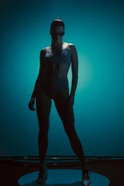 Hamade Activewear Strappy Top - Light Blue -Radi Style Shop HM 35