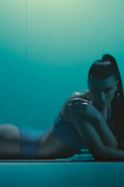 Hamade Activewear Strappy Top - Light Blue -Radi Style Shop HM 38