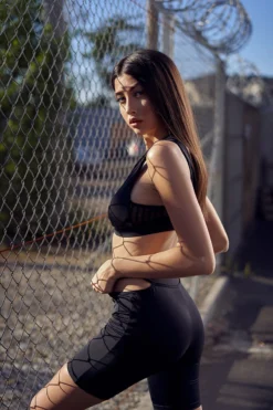 Hamade Activewear O-Ring Cycling Shorts - Black 17 Hamade Activewear O-Ring Cycling Shorts - Black -Radi Style Shop HighNeckMeshStripeTop4 7d465fb3 4040 4cb1 9f6d b56f1e81cb4d 1