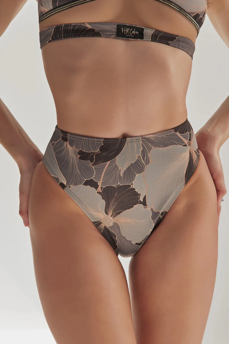 HotCakes Polewear Neoprene Bottoms - Dark Peonies 1 HotCakes Polewear Neoprene Bottoms - Dark Peonies