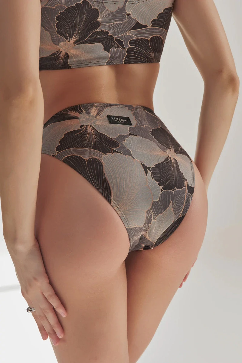 HotCakes Polewear Neoprene Bottoms - Dark Peonies 2 HotCakes Polewear Neoprene Bottoms - Dark Peonies - Image 2