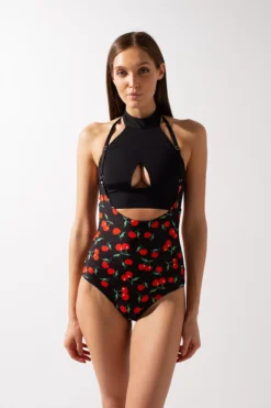 Shark Polewear Double-sided Sling Shorts - Cherry/Red