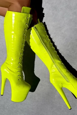 Hella Heels OH SNAP Knee High Boots - 8inch 5 Hella Heels OH SNAP Knee High Boots - 8inch -Radi Style Shop IMG 0070