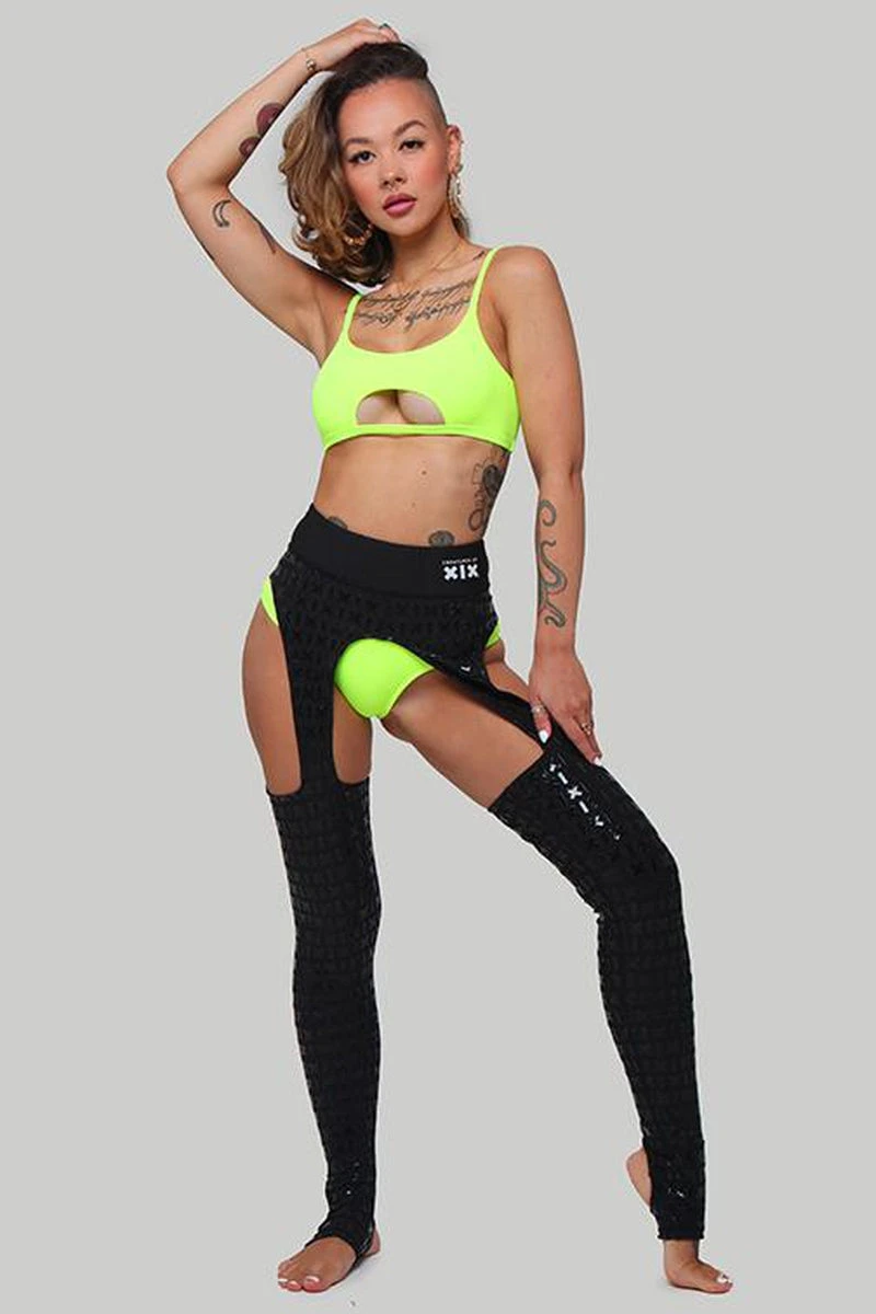 CXIX Gecko Grip Cowgirl Leggings - Black 3 CXIX Gecko Grip Cowgirl Leggings - Black - Image 3