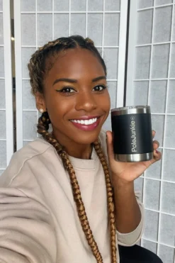 Pole Junkie Travel Coffee Cup - Black -Radi Style Shop IMG 02912