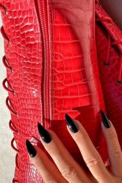 Hella Heels Out For Blood Knee High Boots - 8inch 7 Hella Heels Out For Blood Knee High Boots - 8inch -Radi Style Shop IMG 0525 1