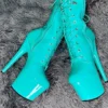 Hella Heels LipKit 7inch Boots - Minted