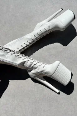 Hella Heels Ghosted Knee High Boots - 8inch -Radi Style Shop IMG 0562