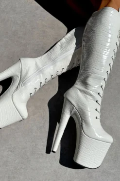 Hella Heels Ghosted Knee High Boots - 8inch -Radi Style Shop IMG 0573