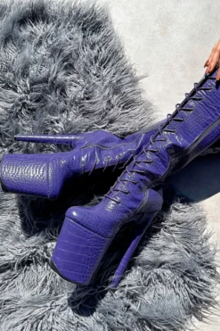 Hella Heels Play Dead Knee High Boots - 8inch -Radi Style Shop IMG 0657