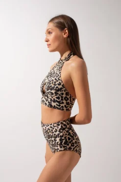 Shark Polewear Double-sided High Waist Shorts - Leopard/Black -Radi Style Shop IMG 1150