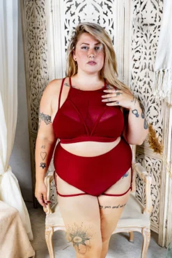 Chantay Polewear Cherryribbon Garter Shorts - Bordeaux -Radi Style Shop IMG 3128 5557b811 dd9d 489e b4d4 ce9f07bb1fe5 1