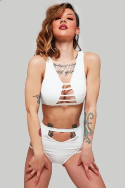 CXIX The Valley Bottoms - Ribbed White -Radi Style Shop IMG 3314 LOW