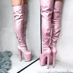 Hella Heels The Glitterati Thigh High 8inch Boots - Sugarbaby -Radi Style Shop IMG 4165 e4e3da05 4fd0 4ef2 b51a bde76bda8333
