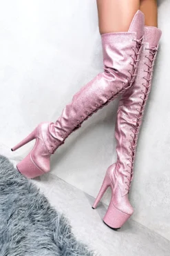 Hella Heels The Glitterati Thigh High 8inch Boots - Sugarbaby -Radi Style Shop IMG 4166 fd1a5111 405d 4610 80a7 f1925eb6228d