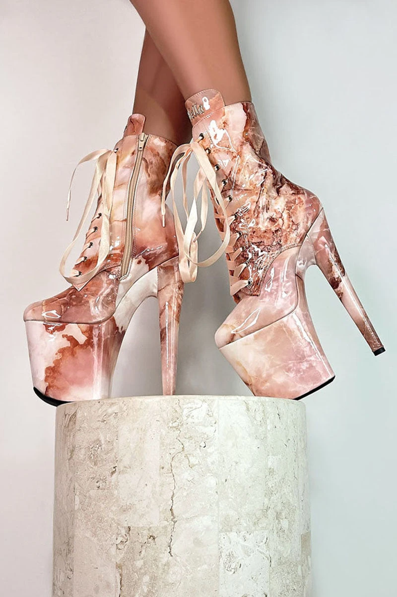 Hella Heels Renaissance 8inch Boots - Mercy 2 Hella Heels Renaissance 8inch Boots - Mercy - Image 2