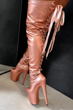 Hella Heels Thicc Thigh High 8inch Boots - Rose Gold 6 Hella Heels Thicc Thigh High 8inch Boots - Rose Gold -Radi Style Shop IMG 4386 3600c231 f36c 4cb3 954b 5bdd101c9e1c