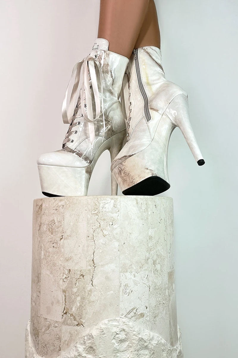 Hella Heels Renaissance 7inch Boots - Hope 3 Hella Heels Renaissance 7inch Boots - Hope - Image 3