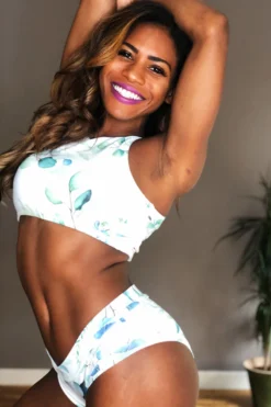 The Enviro Co. High Neck Crop Top - Daintree Day -Radi Style Shop IMG 5058