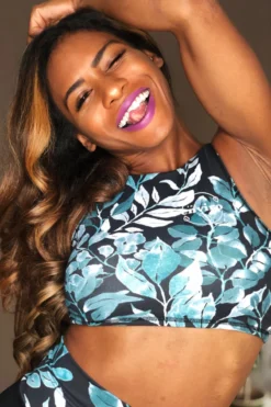 The Enviro Co. High Neck Crop Top - Daintree Night -Radi Style Shop IMG 5072 1