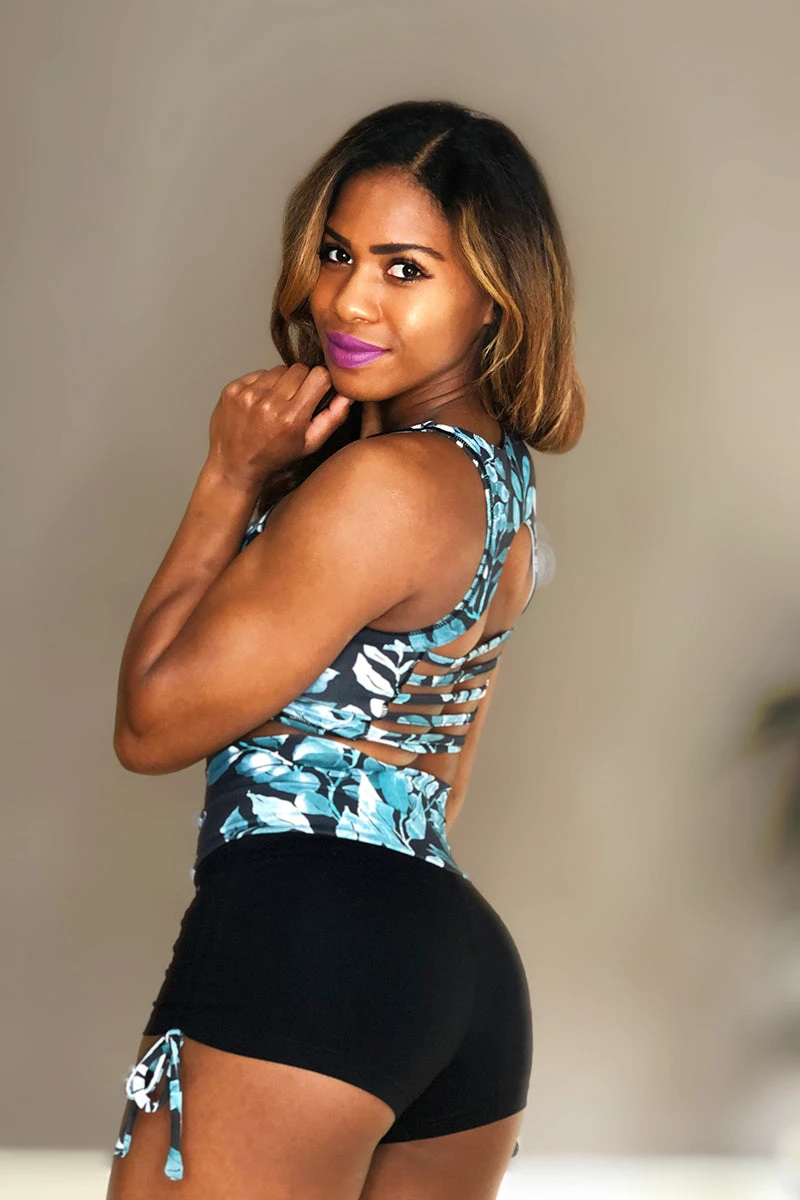 The Enviro Co. Drawstring Shorts - Daintree Night 2 The Enviro Co. Drawstring Shorts - Daintree Night - Image 2