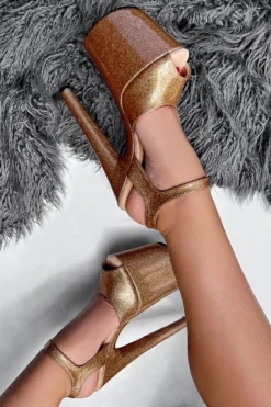 Hella Heels The Glitterati 8inch Stilettos - Oh Honey -Radi Style Shop IMG 7336 1